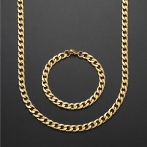 24” 8mm Chain & Bracelet Set